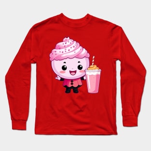 kawaii Ice cream  T-Shirt cute Candy food gilrl Long Sleeve T-Shirt